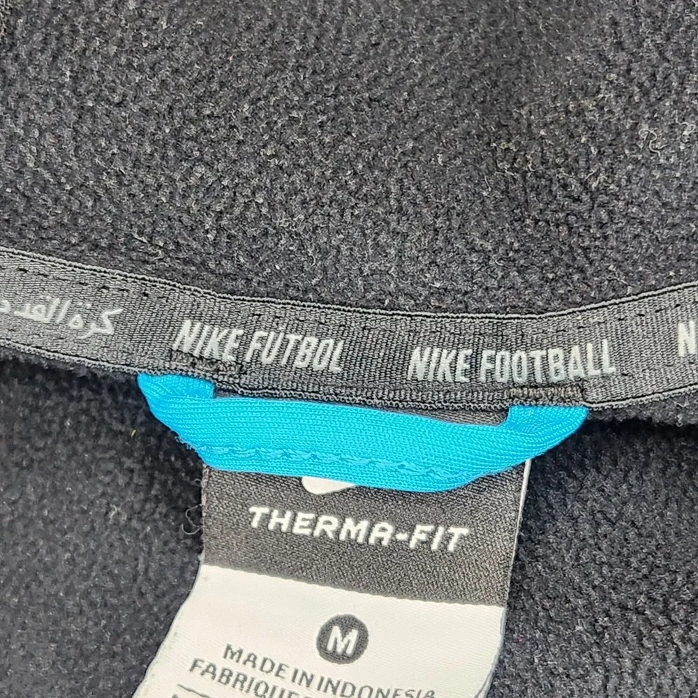 Nike Therma-Fit Full-Zip Hoodie Jacket Mens M Black Nike Futbol Soccer Authentic